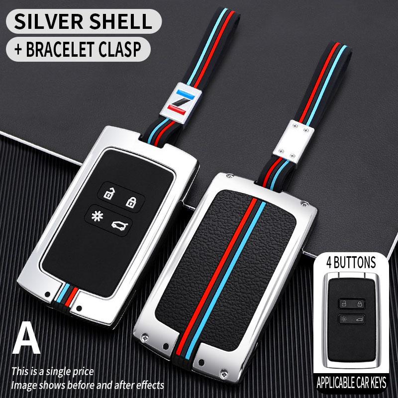 Чехол для автомобильного ключа, сумка для ключей, брелок для Renault Koleos Kadjar Scenic Megane Sandero Espace Clio Captur Kangoo Laguna Talisman Twingo