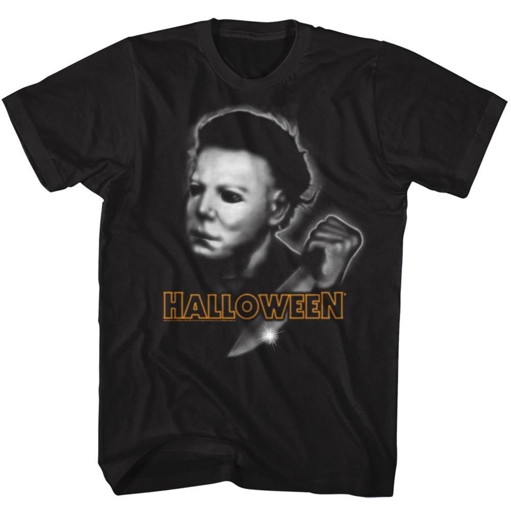 Halloween T-Shirt JACK OLANTERN PUMPKIN AIRBRUSH Great Scary Movie in SM5XL Unisex T-Shirt