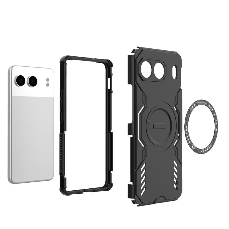 Чехол Armor Case For OnePlus Nord 4 Magnetic Adsorbing Wireless Charge Cover OnePlus Nord 4 Case For OnePlus Nord 4 Case 6.74 inch
