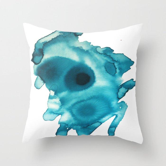 Абстрактная наволочка Мягкий диван Украшение Машина Дом Картина маслом Текстура Северный Синий Агат Мрамор