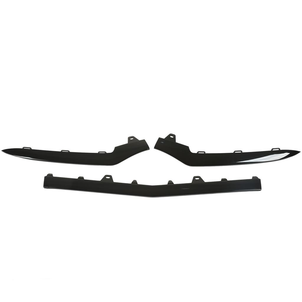 3 шт. Глянцевый черный Накладка на передний бампер нижняя Замена для Mercedes-Benz E-Class W212 AMG Line Фейслифт 2014-2016