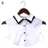 Women Men Cotton Lace Lapel Blouse Top Shirt Fake Collar False Tie Clothes Accessories