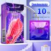 Q-Point Ultra-Thin 001 Long-Lasting Pleasure Delay Condoms with Hyaluronic Acid