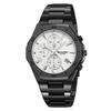 SKMEI 2452 Luxury Alloy Watches Commercial Casual affairs Stainless Steel Strap Date Time Waterproof Wristwatch Clock Quartz Men