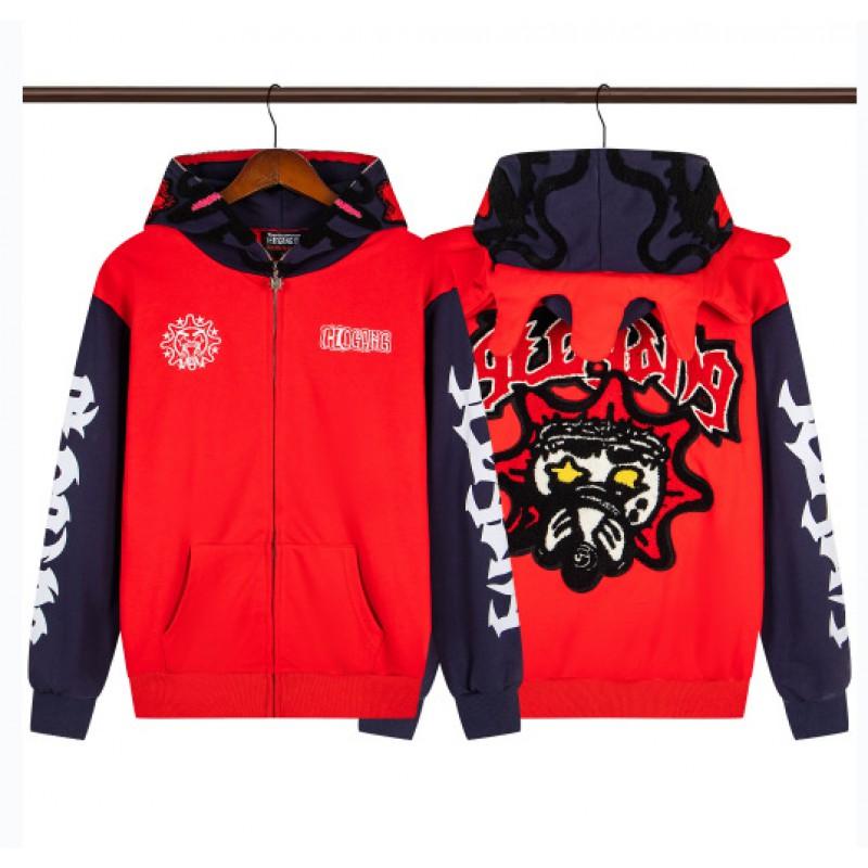 Худи Glo Gang Streetwear Мужское Оверсайз Свободный Крой Хлопковый Пуловер С Принтом