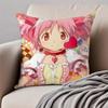 Милая японская аниме Puella Magi Madoka Magica Наволочка Подушка Антипылевой Невидимая молния Короткий плюш Подушка для дивана