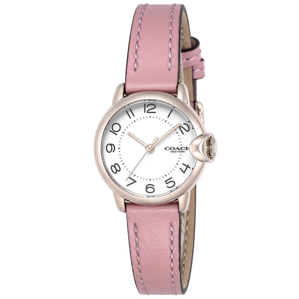 Watch ARDEN White Dial Stainless Steel Quartz 28MM Watch 14503615 Pink [Coach] Women's [Item]