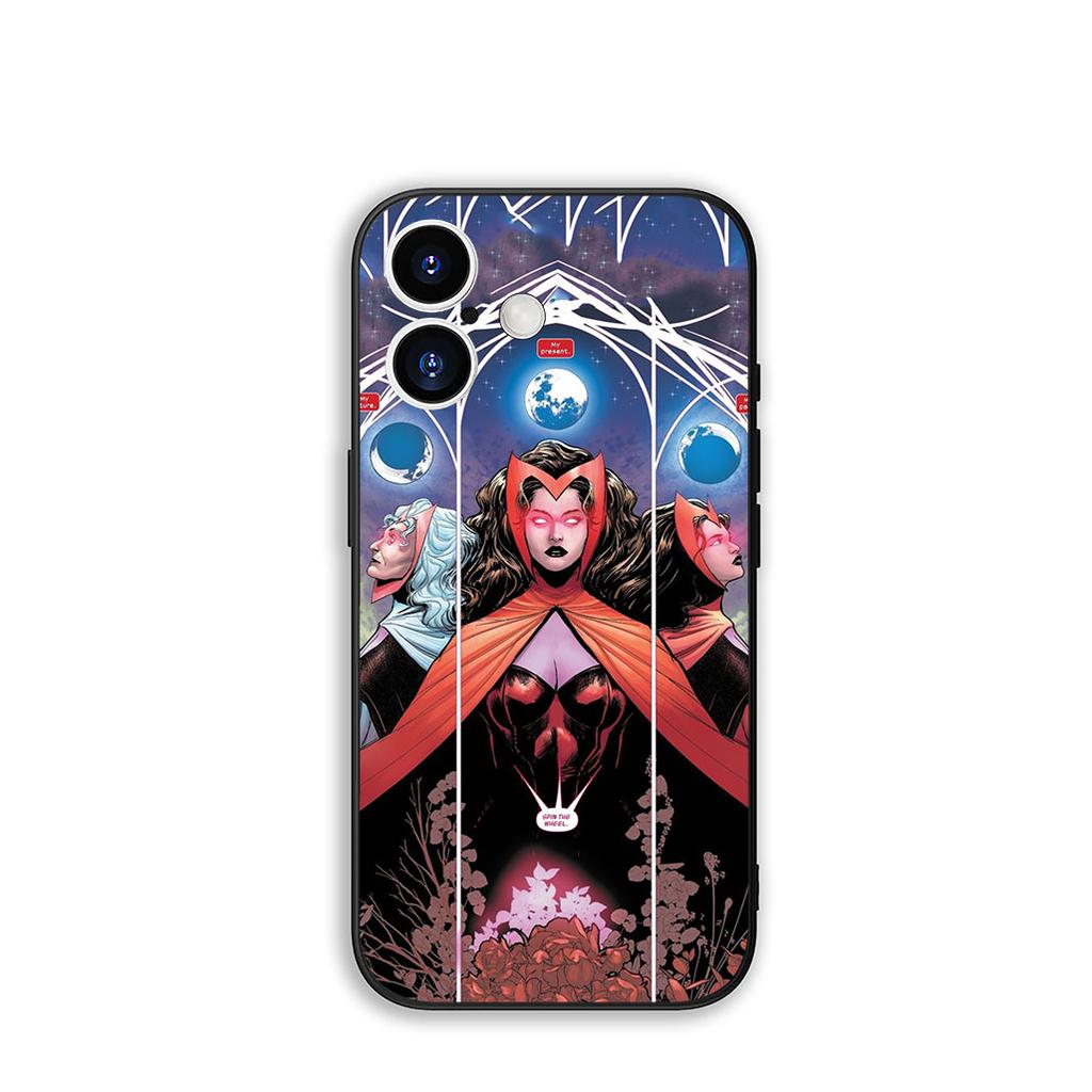 Для Samsung Galaxy A25 A37 A57 A12 A14 A31 A41 A50 A51 A70 A71 A72 A21S A04 M15 Note 20 9 8 10 Чехол M-Marvels Алая Ведьма