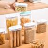 Прозрачные банки для хранения на кухне Пластиковый многозерновой бак Новый герметичный ящик для хранения продуктов Кухня