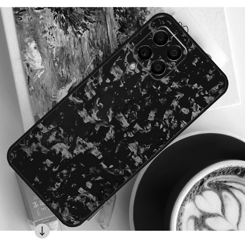 Кейс из кованого карбона для Samsung Galaxy M11 M14 M34 M54 M31 M13 M53 M51 M12 M32 M52 M16 M36 M56 M15 M35 M55