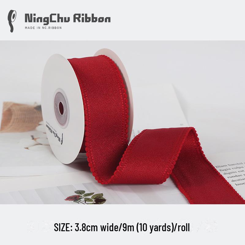 4 см хлопковая кружевная лента с пузырьками и жемчугом для самостоятельной упаковки подарков и бантов ручной работы