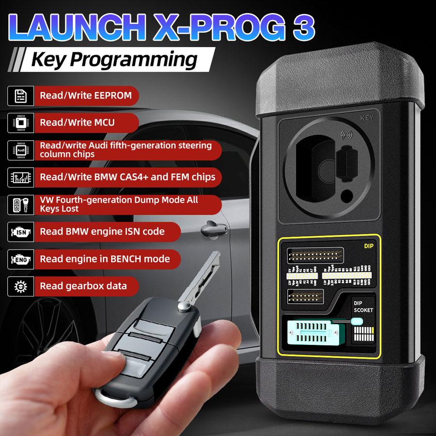 Launch GIII X-Prog 3 Advanced Immobilizer & Key Programmer для X431 V, X431 V+, ProS, Pro5, X431 PAD V, PAD VII с поддержкой MQB
