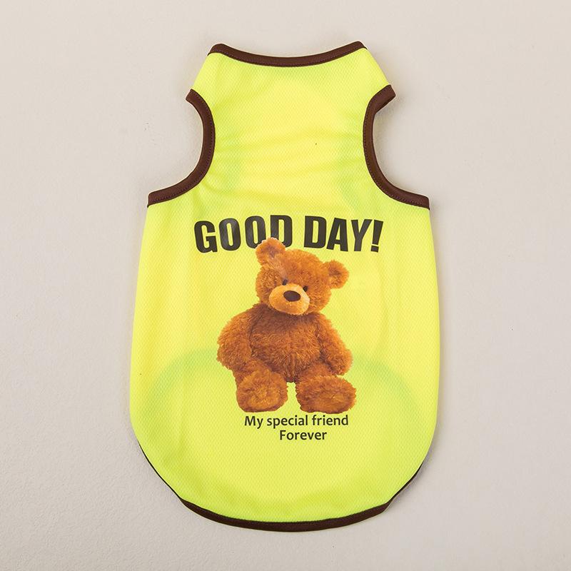 Ultra Thin Summer Dog Vest Cute Print Breathable Dog Clothes for Small Dogs Chihuahua Clothing Yorkies Costumes Pet Cat T Shirts
