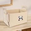 Felt Storage Basket Car Trunk Cargo Accessories Foldable Bin Organizer Box for Camping