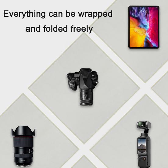 Camera Lens Protective Wrap Anti-scratch Lens Protector Dustproof Self-Adhesive Cloth Wrapper for DSLR Camera Phone Accessories