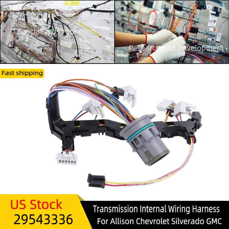 29543336 350-0087 Transmission Wiring Harness for Chevy GMC Duramax 2006-2009 Allison 1000 2000 2400 6 Speed 7 Solenoid Assembly
