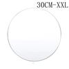 10-30cm Acrylic Cake Discs Transparent Round Cake Base Plate Reusable Cake Tray for Birthday Xmas Party Baking Kitchen Tools