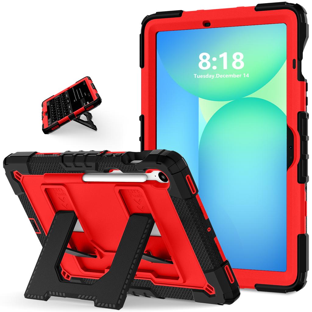 Чехол-подставка для Samsung Tab S10 Lite S9 FE Tab A11 A9 Plus A9+ A11+ Чехол для планшета Прочный Толстый Ударопрочный Жесткий Чехол