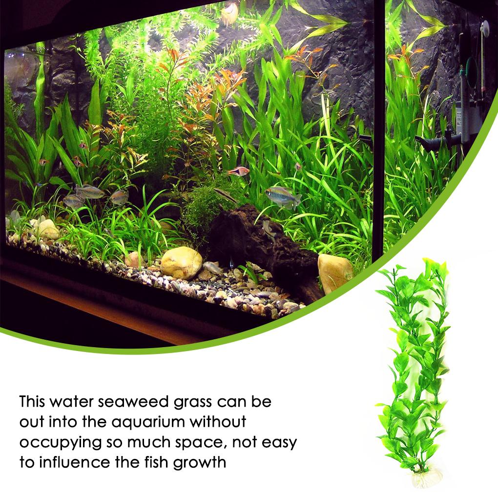 Underwater Artificial Plants Aquarium Green Simulation Craft Grass Decor Plastic Replacement Decoration Fake Ornament