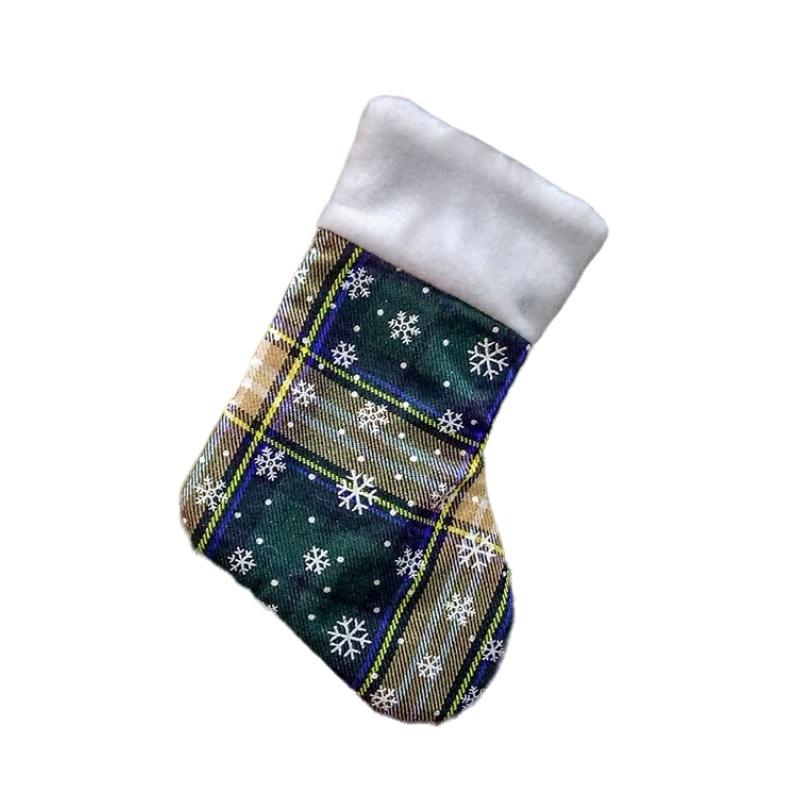 Рождественские маленькие чулки Подарочный мешок Украшение камина Праздничная Рождественская вечеринка