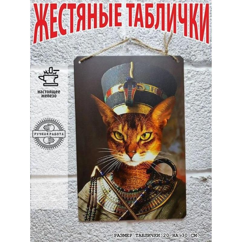 Металлическое настенное искусство с кошками, Знак-плакат для любителя домашних животных