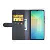 For Samsung Galaxy A06 5G Case Genuine Split Leather Phone Cover with Wallet Stand