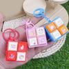 Keys Button Finger Keyboard Caps Cartoon Four-square Keychain Relaxing Clicker Toy
