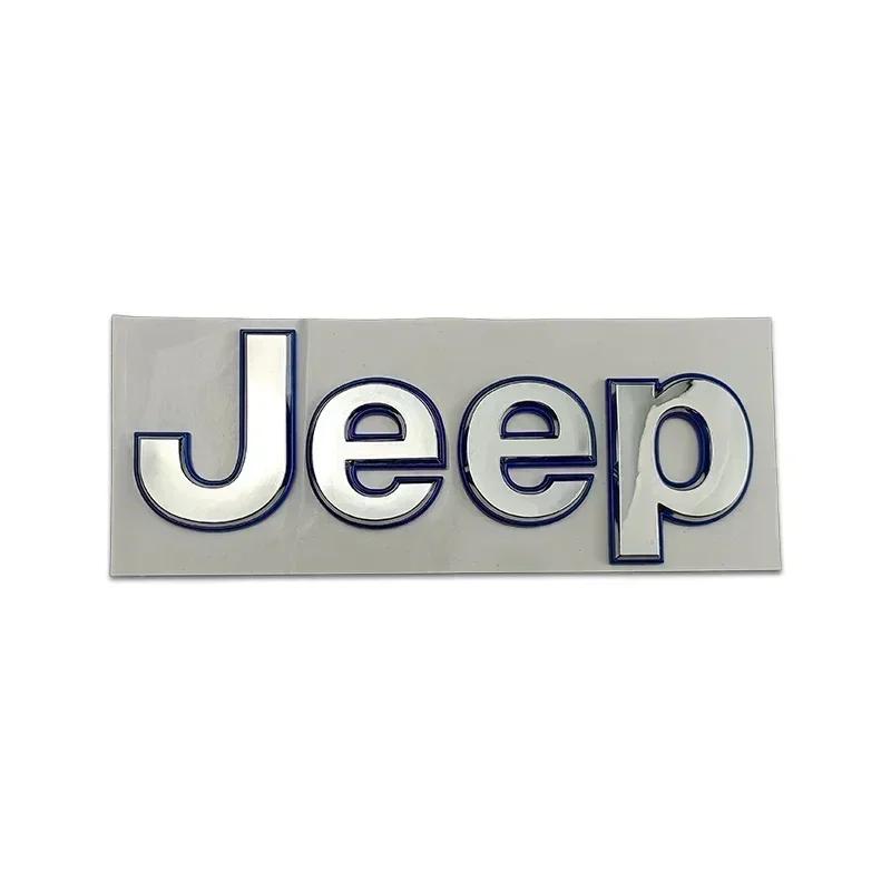ABS Car Front Emblem for Jeep Grand Cherokee Commander Renegade Liberty Compass PatriotWrangler Tj Jk Trunk  Decoration
