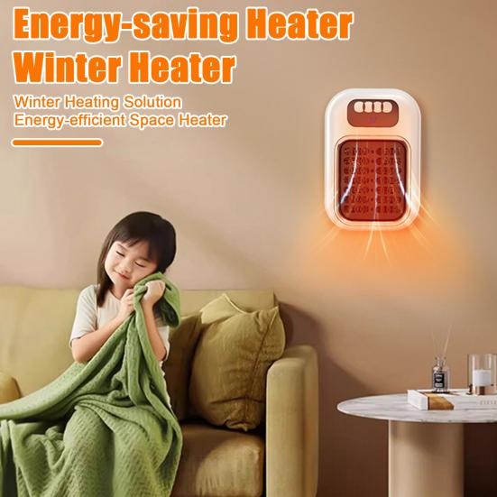 Электрический обогреватель, небольшой бытовой обогреватель с широким углом воздушного потока, быстрый нагрев, портативный настенный