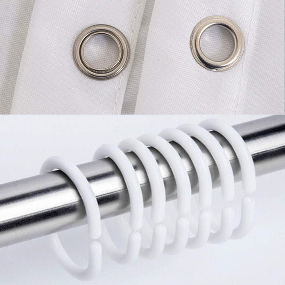 MERCHR Buffalo Check Plaid Shower Curtain 72 x 72 Inch, Farmhouse Wooden Board Shower Curtain, Rustic Flower Home Sweet Home Bath Curtain Polyester