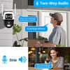 V380Pro 360-градусная WiFi бинокулярная камера для внутреннего и наружного наблюдения