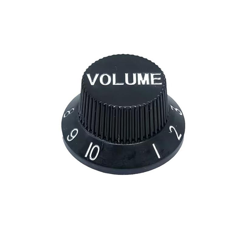 2Pcs Plastic St Guitar Knobs 2T1V Volume Tone Control Knobs Top Hat Caps Buttons Electric Guitar Parts