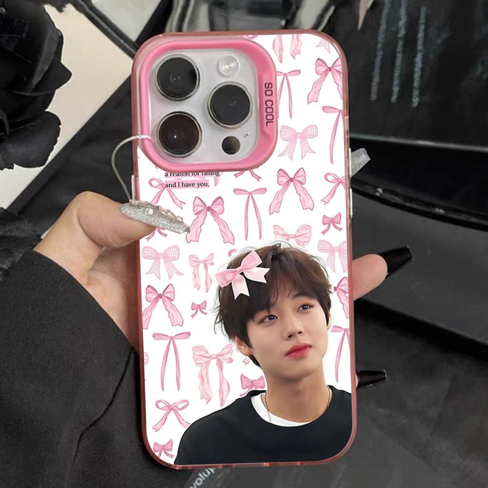 Чехол для телефона Park Jihoon Yeon Si-eun Для iPhone 16,15,14,13,12,11,Pro,Max,Plus,Mini,XS,SE Противоударный Розовый Матовый Жесткий Бампер