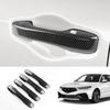 for 2023 2024 2025 Honda Acura Integra Door Window Button Side Protector ABS Carbon Fiber Style Car Window Lift Switch Panel