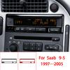 Подходит для Saab 9-5 1997—2005 Автомобильные аксессуары для интерьера Панель дисплея центральной консоли Накладка-наклейка из углеродного волокна