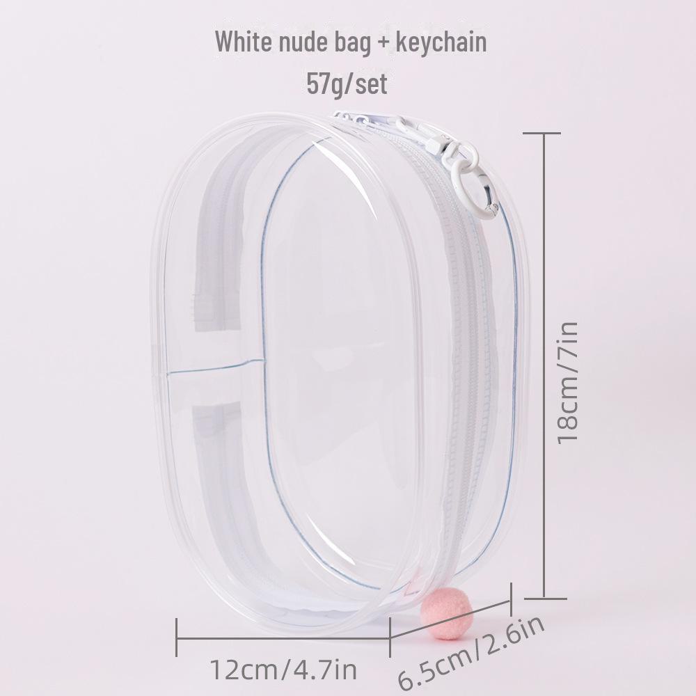 Защитный чехол из винила Labubu: Высокопрозрачная пылезащитная подвесная сумка для аниме-кукол