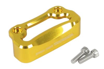 Специальные детали Takegawa Алюминиевая фрезерованная защита главного цилиндра Золотая Универсальная (APE50/APE100/GROM/Z125PRO/NINJA250R и т. д.) 06-08-3033