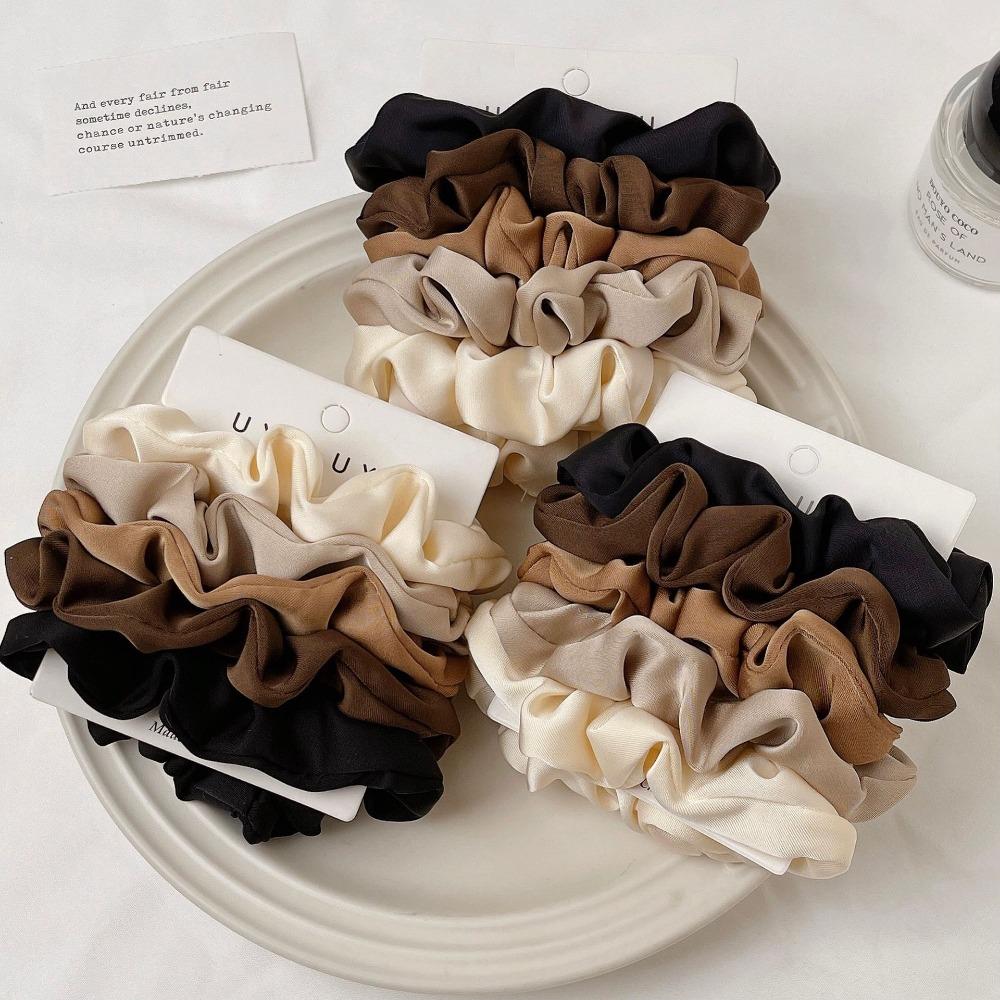 Kitsch Satin Scrunchies for Women-No Crease HairTies for Girl Scrunchies For All Hair Types and Texture Perfect for Day or Night