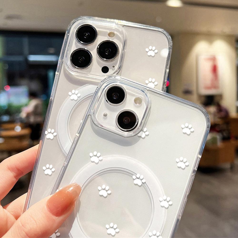 Магнитный чехол для телефона для iPhone 12 14 16 17 Pro 17 16 15 14 13 12 Pro Max 12 13 14 15 16 Высококачественный противоударный чехол Полная защита Милый стиль