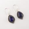 Sodalite Gemstone Earrings 925 Stamped Silver Handmade Jewelry Anniversary Gift EE-164-24