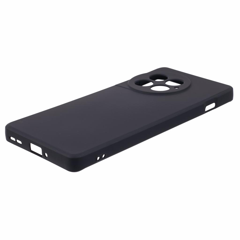 For OnePlus Ace 2 Pro 5G Rubberized TPU Back Case Fiber Lining Anti-scratch Phone Cover
