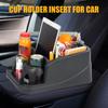 Маленький центральный консольный органайзер для автомобильной консоли с подстаканником, универсальный ящик для хранения на заднем сиденье для iPad, смартфона, монет, книги