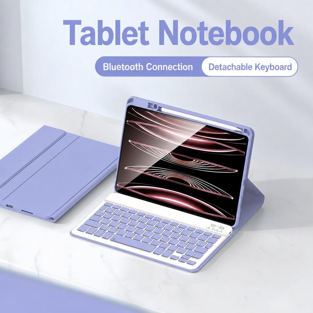 Case for iPad Air 11 4 5 10th 10.9 11th 11 Detachable Wireless Bluetooth Keyboard iPad 7th 8th 9th 10.2 Cover Support Charging