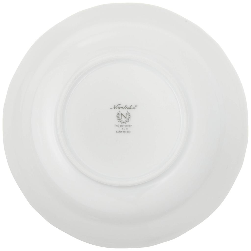 Noritake Fine Porcelain Coty White 19.5cm Deep Plate 9597A/1470