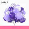 10 inch 30Pcs glitter paper scraps balloon set decoration balloons Christmas Halloween birthday holiday