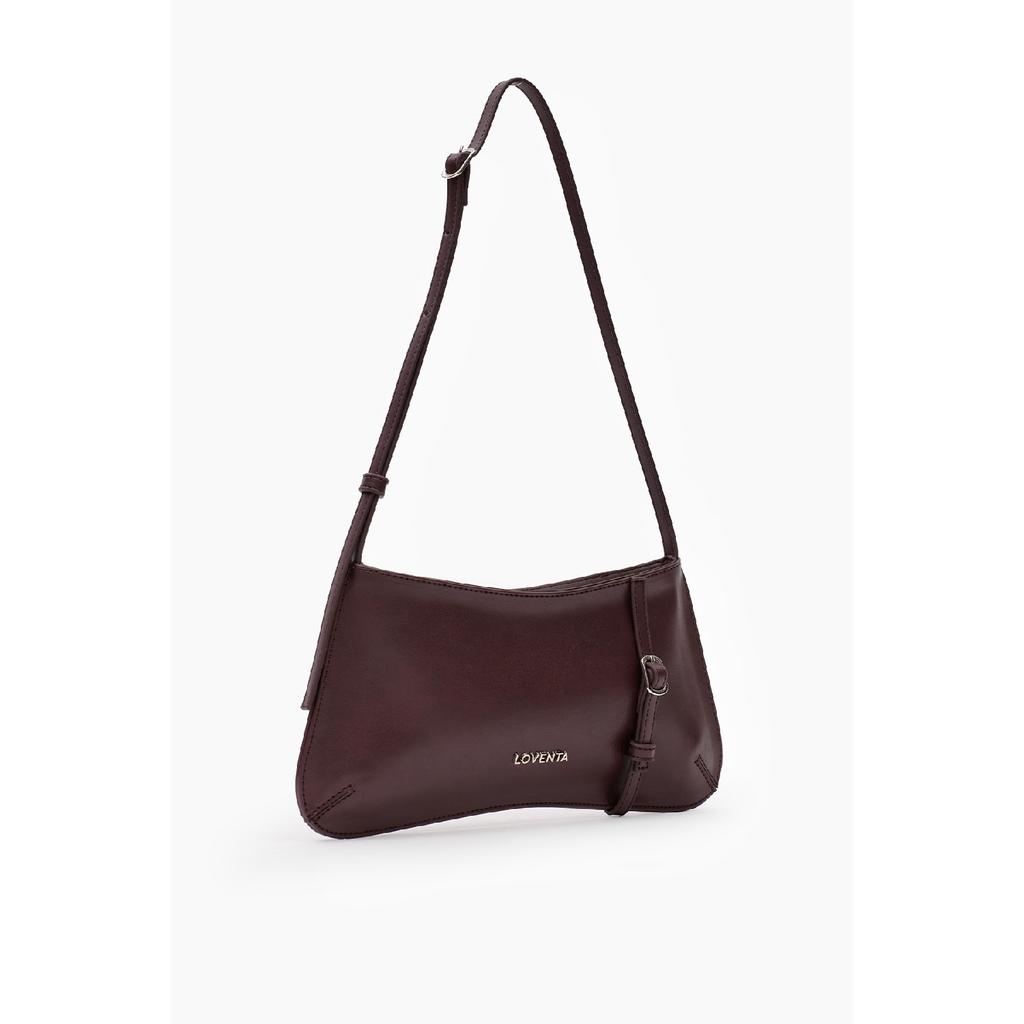 Сумка через плечо с поясом Темно-Бордовый Красный Eleanor