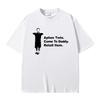 Unisex Aphex Twin Come To Daddy Funny Meme T-Shirt, Korean Trendy Fashion Short Sleeve