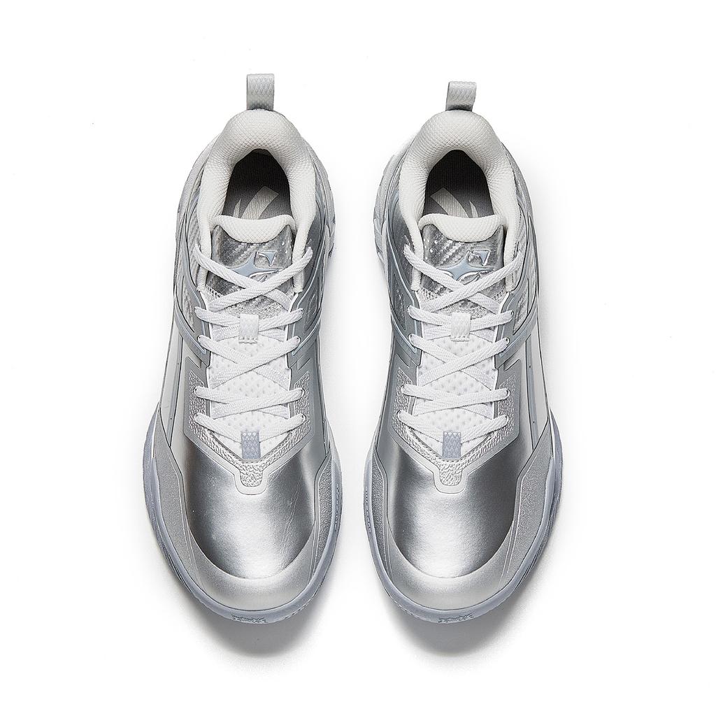 Anta Air Space 6 Silver Wing Cement Nemesis Уличные Амортизирующие Нескользящие Низкие Баскетбольные Кроссовки Мужские кроссовки 912611602-5