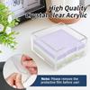 Acrylic Sticky Note Holder Clear Acrylic Notepad Holder Memo Note Dispenser Notepad Holder For Home Office Desk Organizer