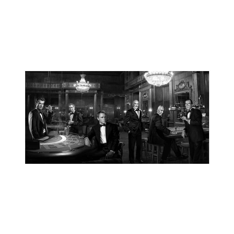 Классический постер с фильмом «Казино», холст, картина, черно-белый холст, настенные художественные постеры, принты для гостиной, домашний декор, фотографии